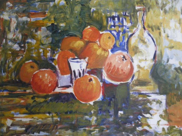 nature morte aux oranges